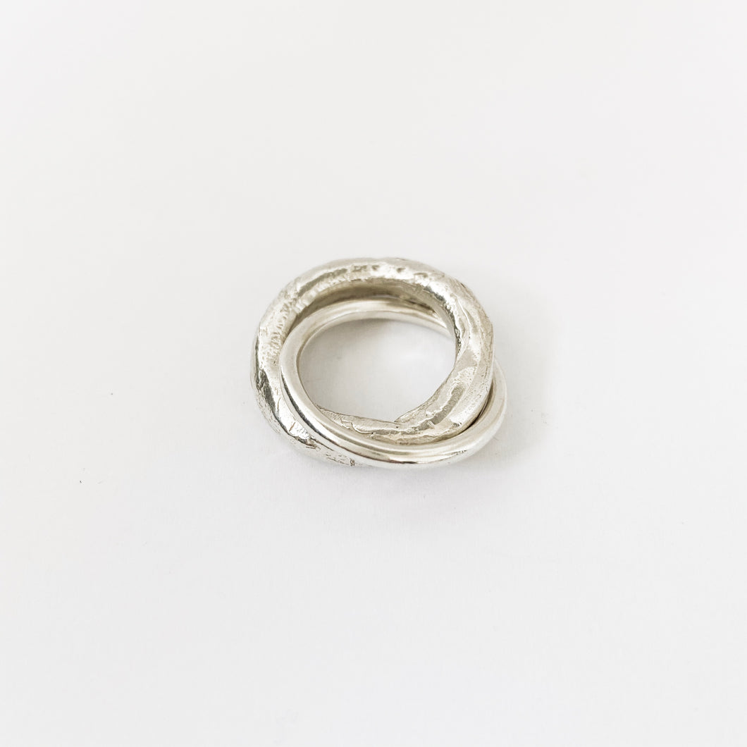 Rough Luxe designer wedding band by Savage Jewellery - designer jeweller based in South Africa