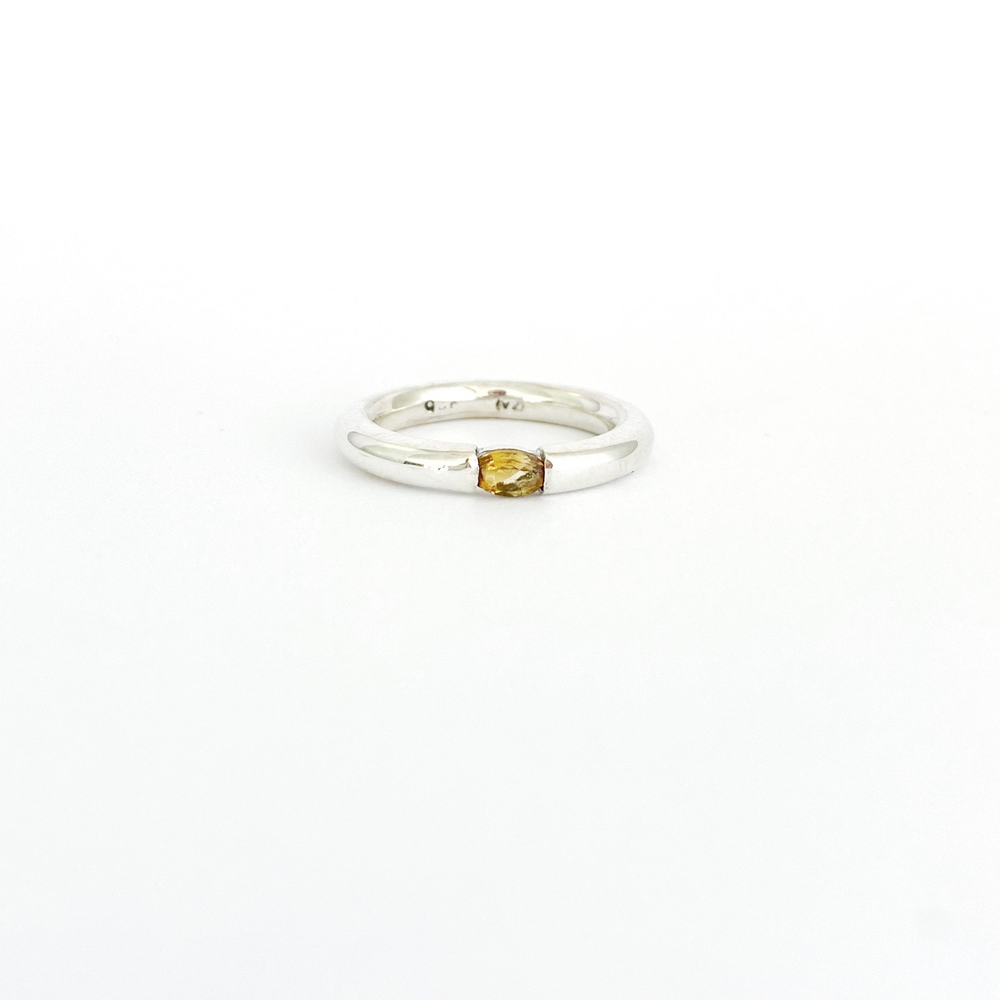 Savage Jewellery creates citrine stacking ring to balance solar plexus charkra