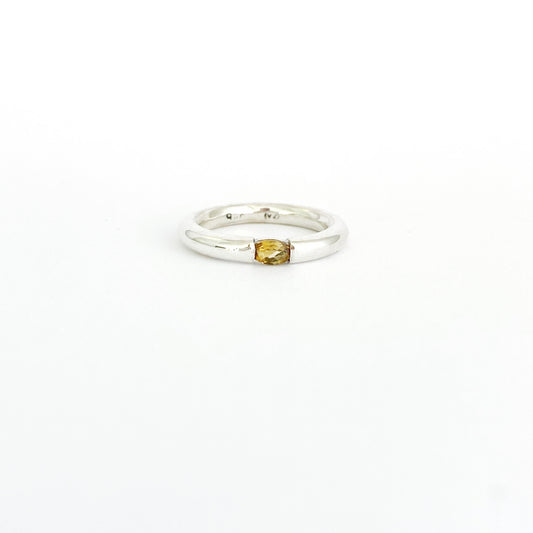 Savage Jewellery creates citrine stacking ring to balance solar plexus charkra