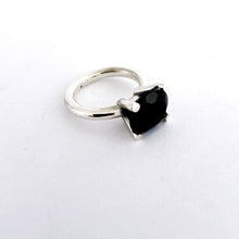 black spinel gemstone ring by Savage Jewellery
