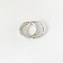Organic Unity Ring in silver  - 3mm