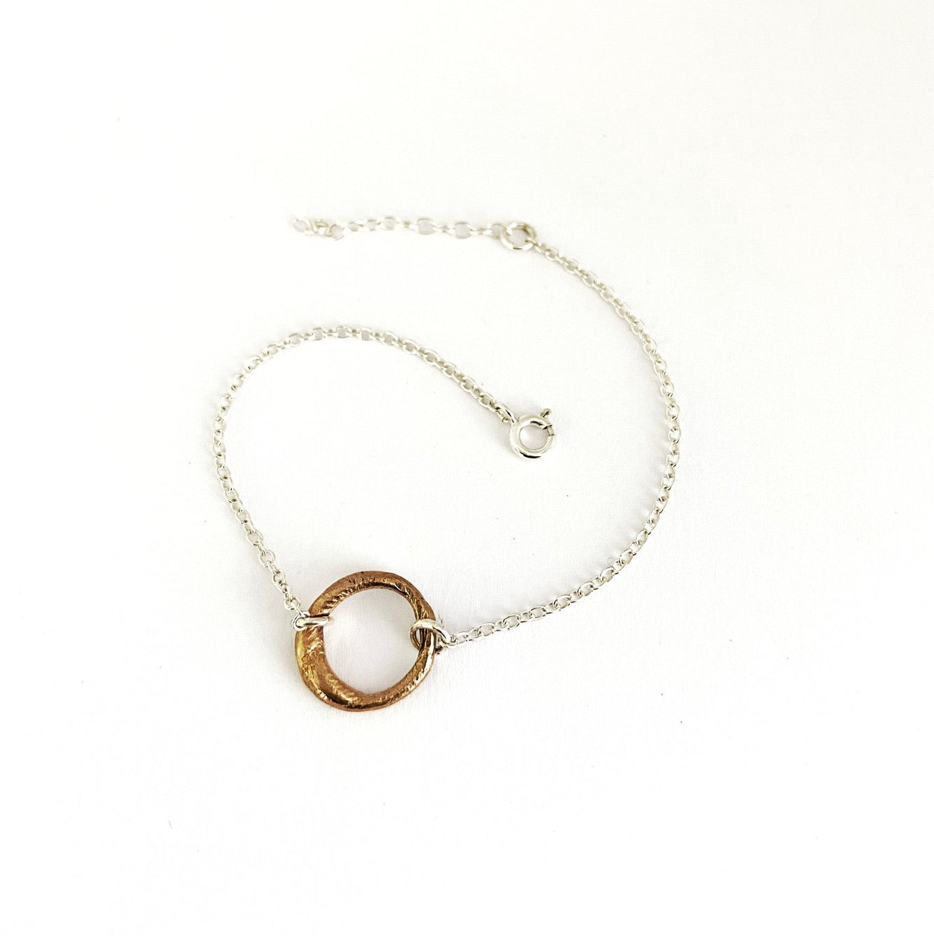 Organic circle bracelet