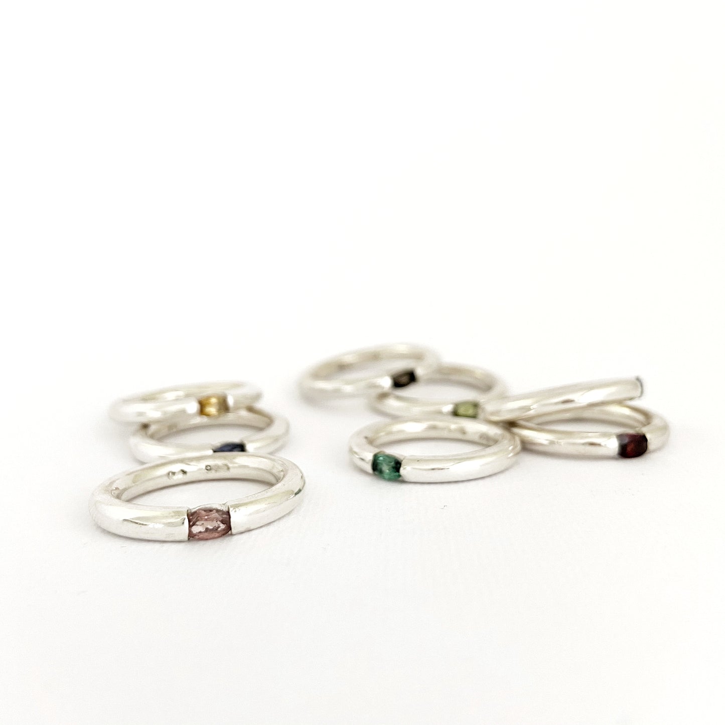 All Sorts 3mm ring - peridot