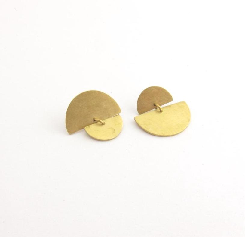 sunrise sunset stud earrings